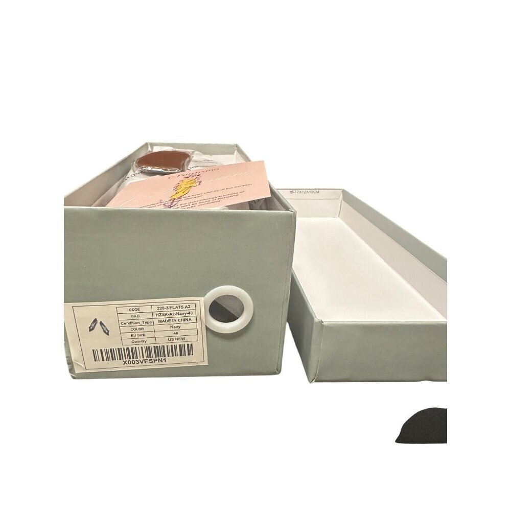 NIB C.Paravano Women's Pointed Toe Ballet Flats w… - image 2